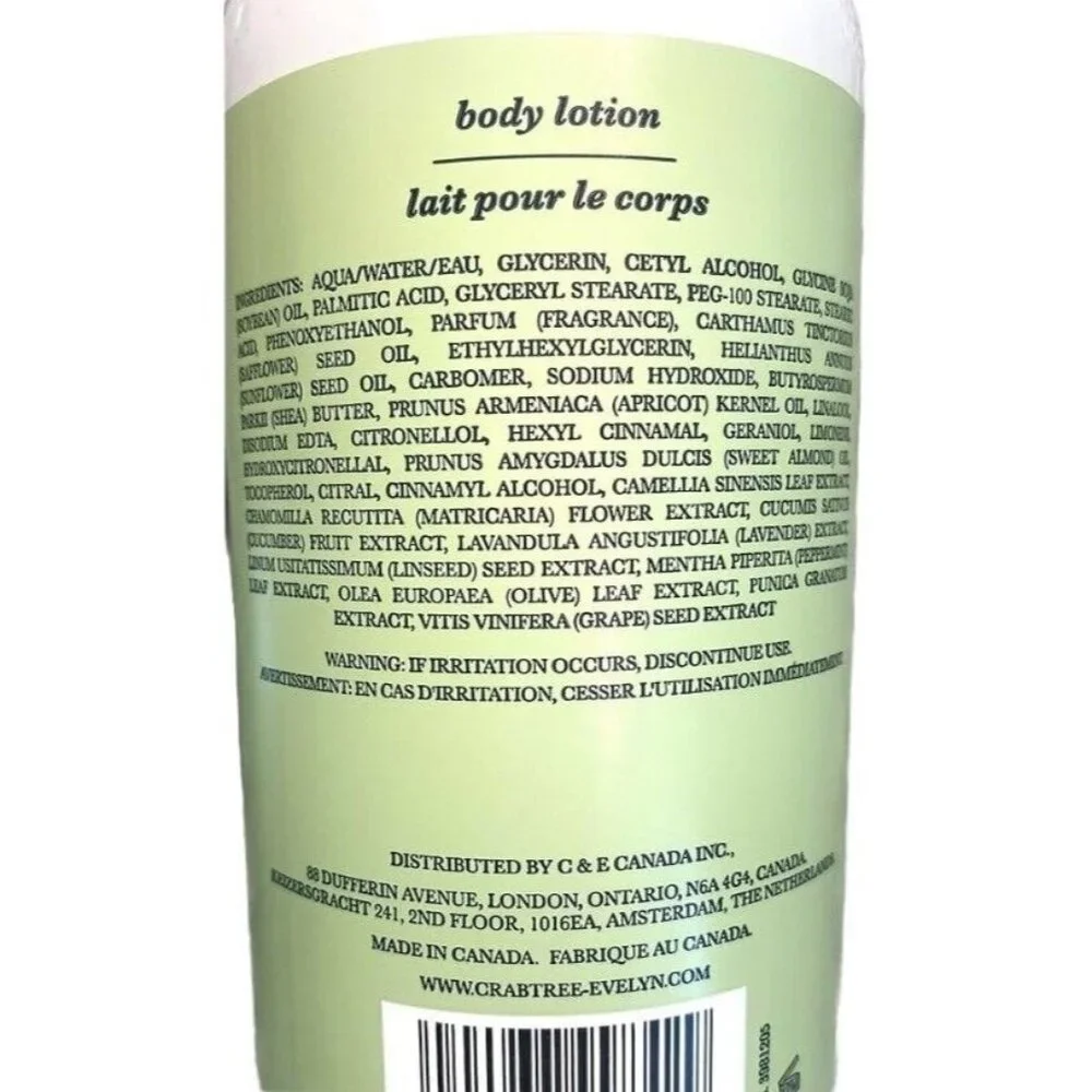 Crabtree & Evelyn Lily Bath Shower Gel & Body Lotion Set 16.9 oz each - Picture 3 of 3
